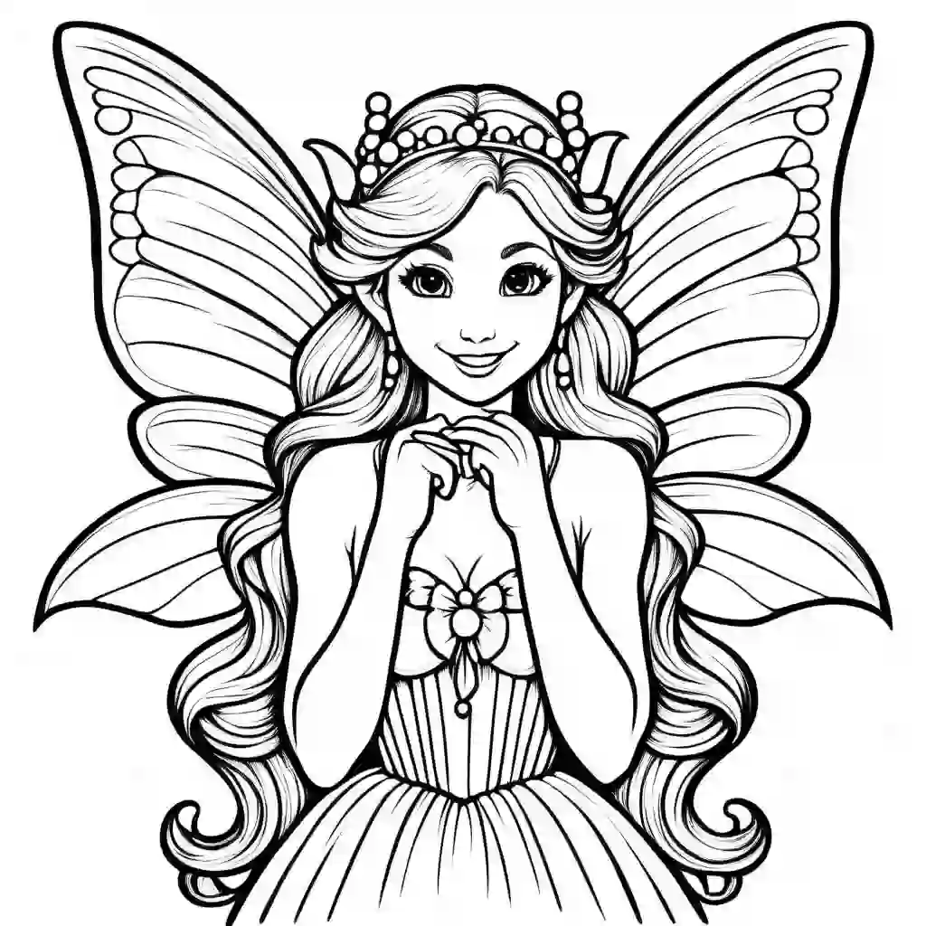 Fruit Fairy coloring pages